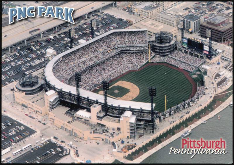 PNC Park Opening Day Aerial View Pittsburgh Pirates Pennsylvania