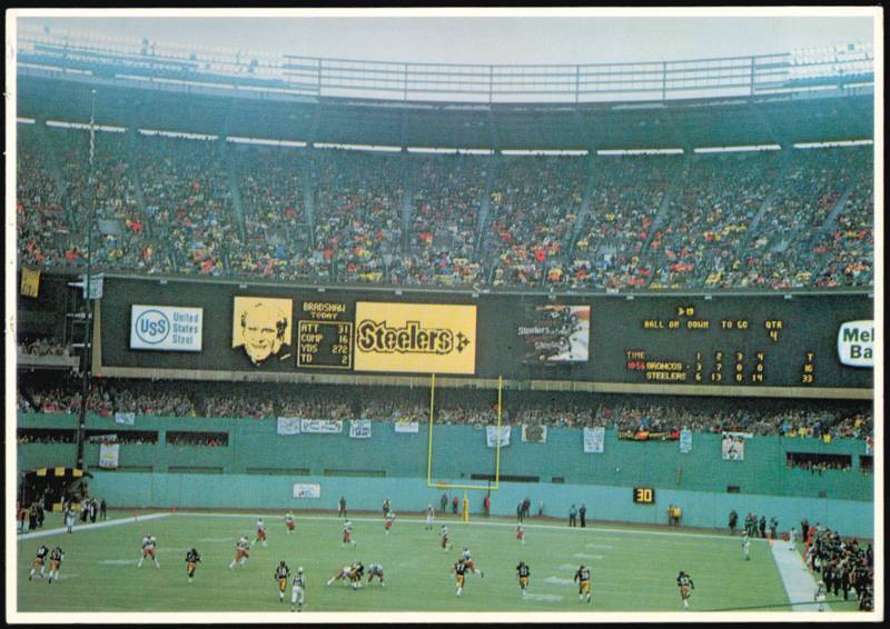 Three Rivers Stadium Play-off Game: Steelers vs. Broncos Pittsburgh Pennsylvania