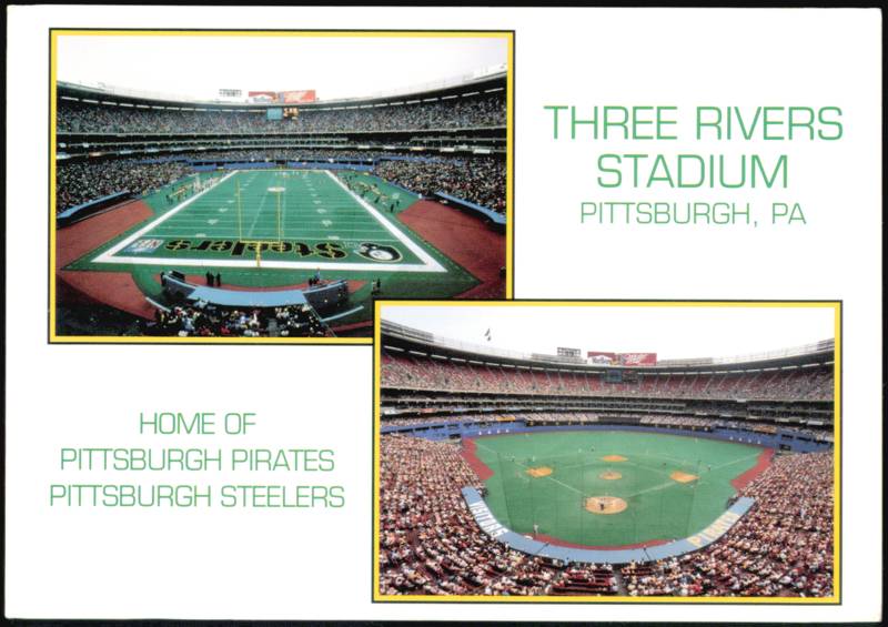 Three Rivers Stadium Home of Pittsburgh Pirates and Steelers Pennsylvania