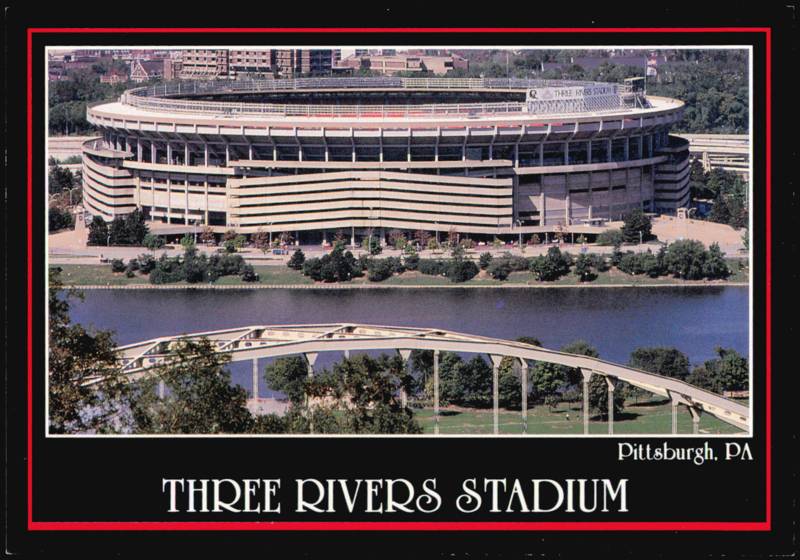 Three Rivers Stadium Home of Pirates and Steelers Pittsburgh Pennsylvania