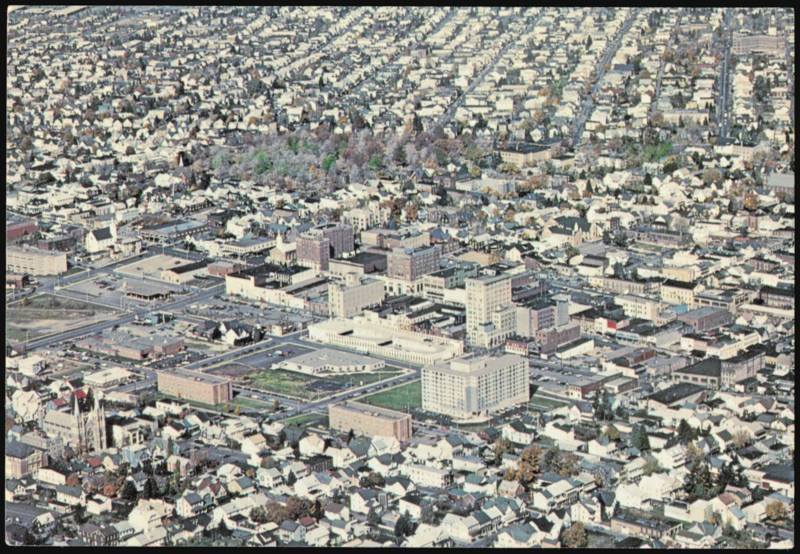 Aerial View Hazleton Pennsylvania Ralph E. Menne