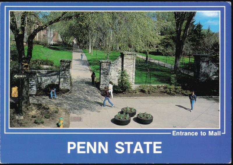 Main Gate Entrance to Mall, The Pennsylvania State University University Park