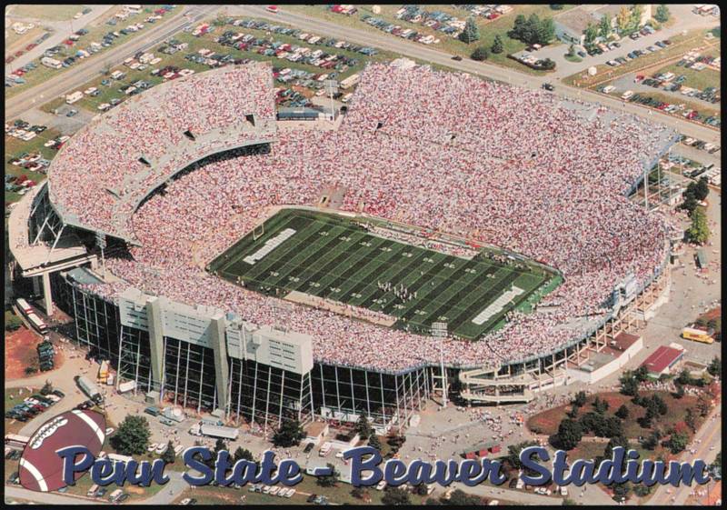 Beaver Stadium Aerial View Home of Penn State Nittany Lions University Park Pennsylvania