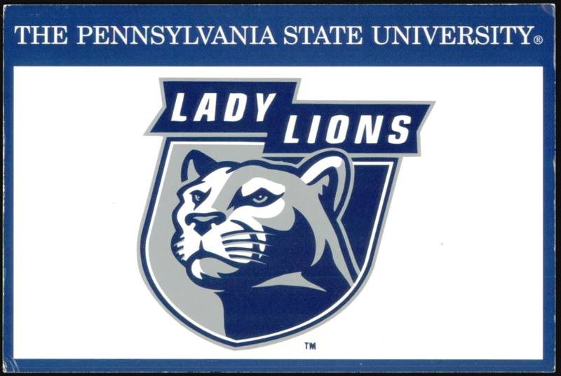 Penn State Lady Lions Mascot Logo Universities