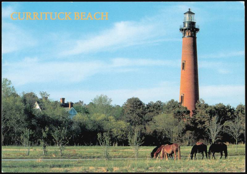 Currituck Beach Light, Outer Banks Lighthouse P.R. Hornby