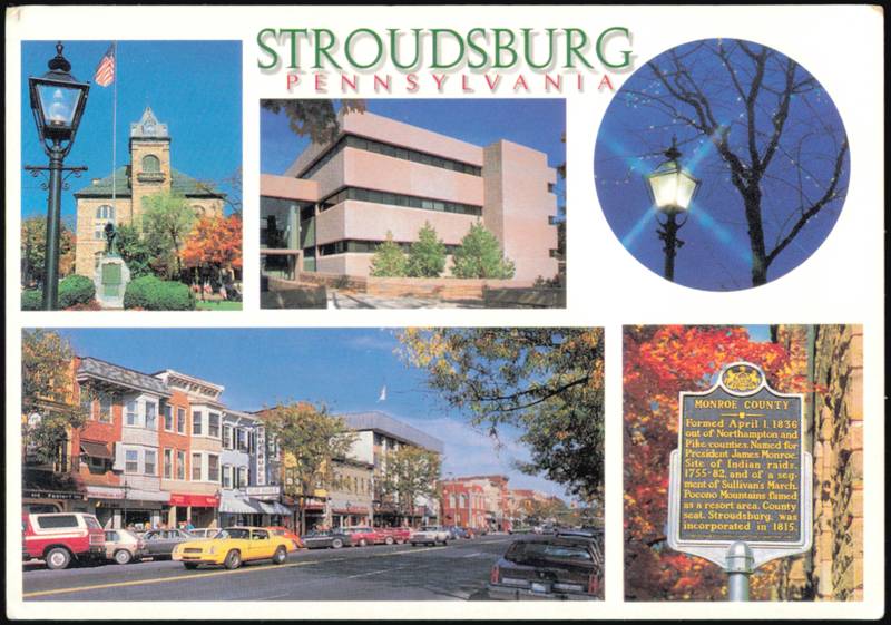 Gateway to the Pocono Mountains - Monroe County Courthouse Stroudsburg Pennsylvania