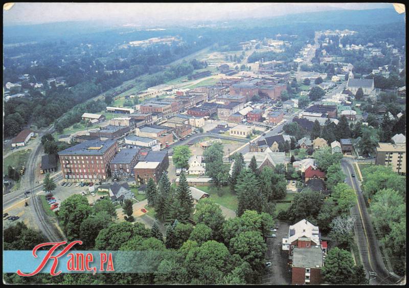 Aerial View of Kane, Pennsylvania Bron Miller