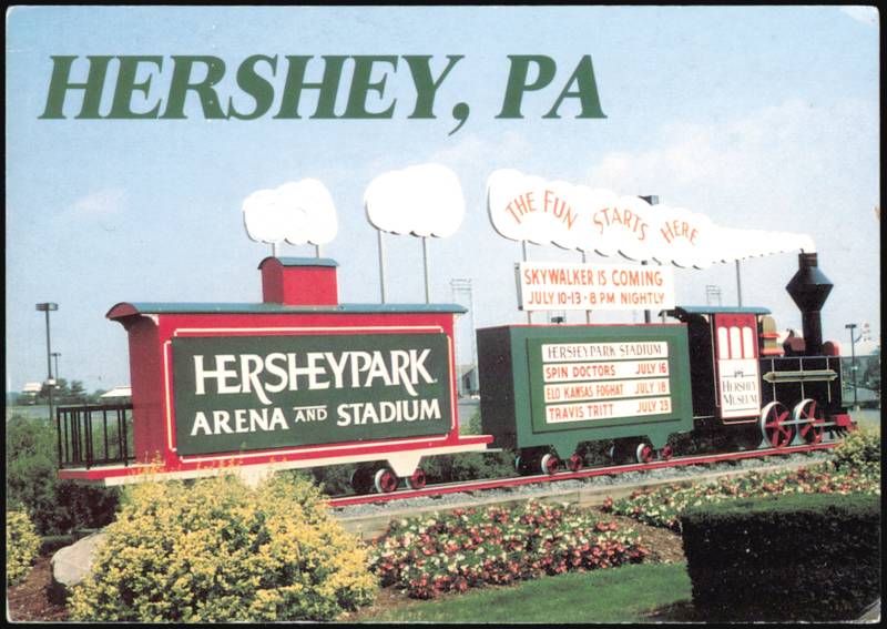 Hersheypark Arena and Stadium Entrance Train Pennsylvania