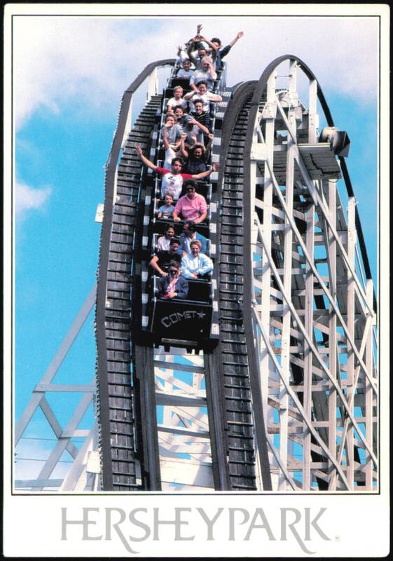 The Comet Roller Coaster Hershey Pennsylvania Steve Miller