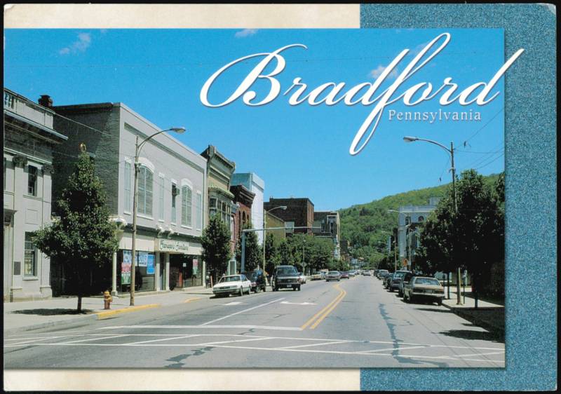 Main Street along U.S. Route 219 in Seneca Highlands Bradford Pennsylvania