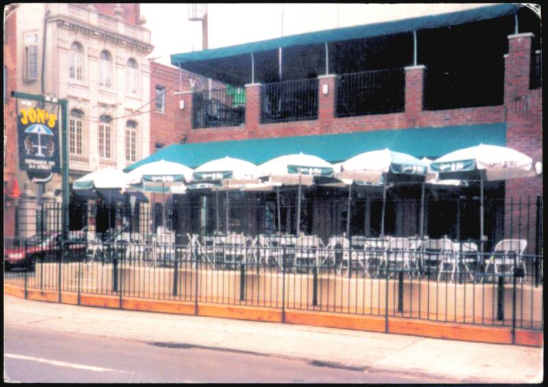 Jon's Bar & Grill Outdoor Patio Seating Philadelphia Pennsylvania