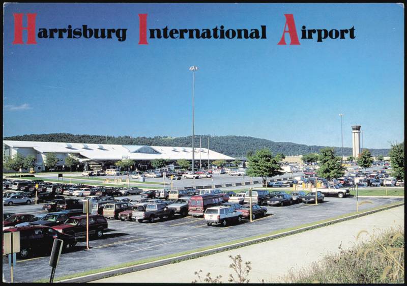 Harrisburg International Airport Terminal and Parking Lot Middletown Pennsylvania