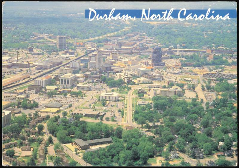 Aerial View with Message to MTV Power Pack Durham North Carolina
