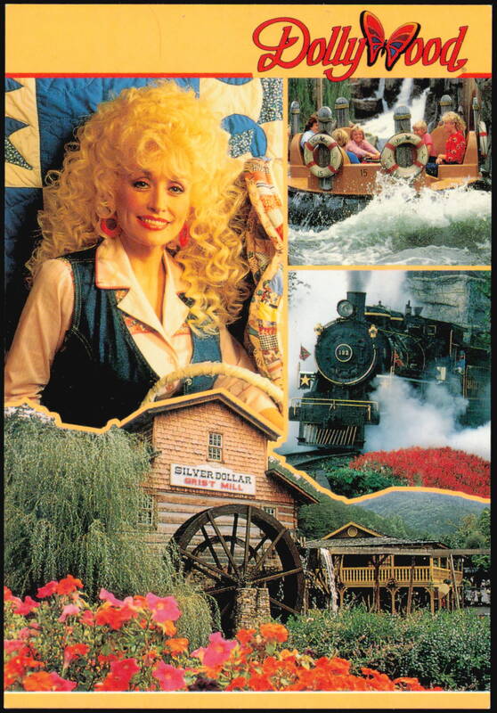 Dollywood Theme Park Attraction Montage with Dolly Parton Pigeon Forge Tennessee