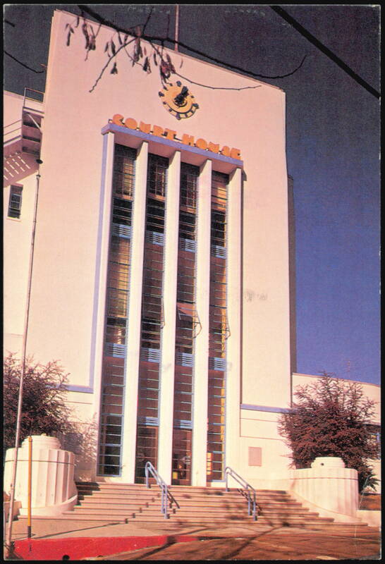 Courthouse Art Deco Architecture Nevada City California
