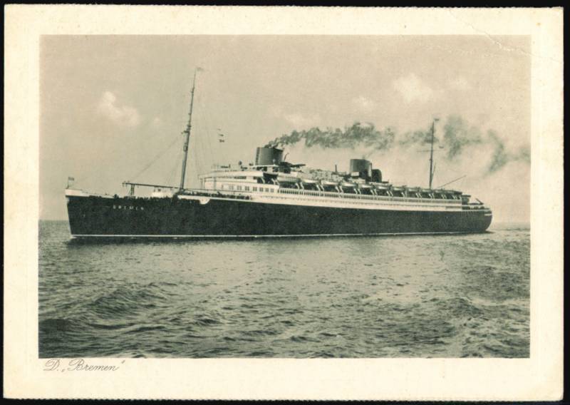 Norddeutscher Lloyd Bremen Vierschrauben-Schnelldampfer