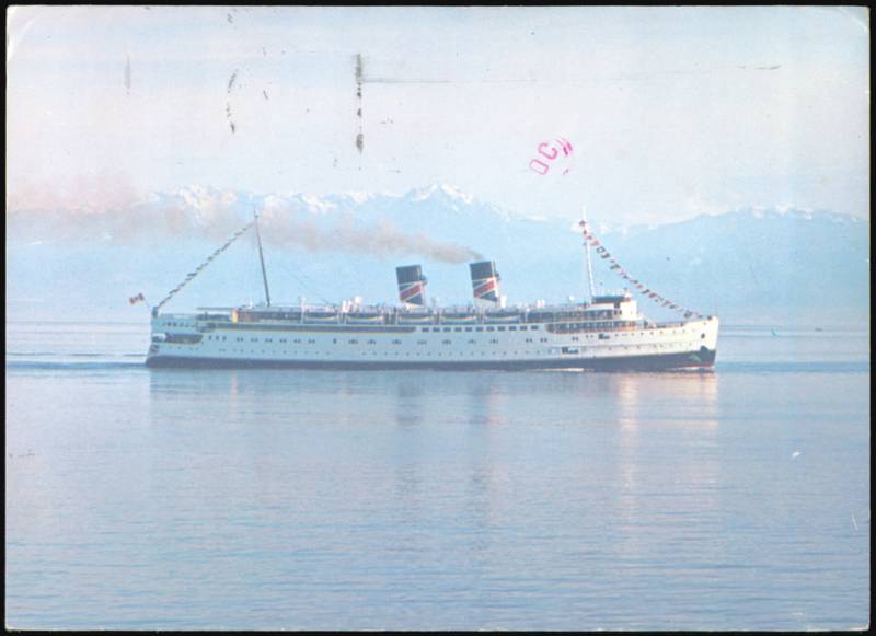 T.E.V. Princess Marguerite Cruise Ship in Victoria BC Canada