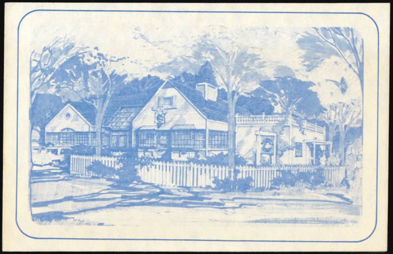 Sandpiper Seafood Restaurant Building Advertisement Chico California