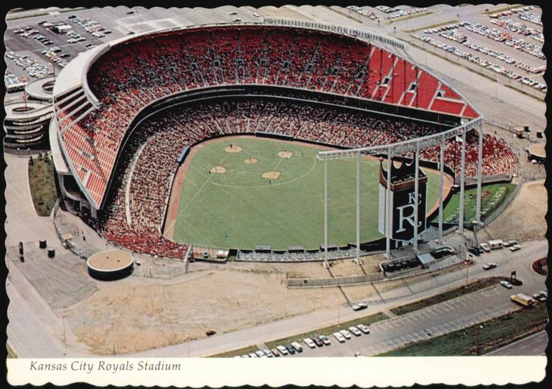 Kansas City Royals Stadium Aerial View Missouri