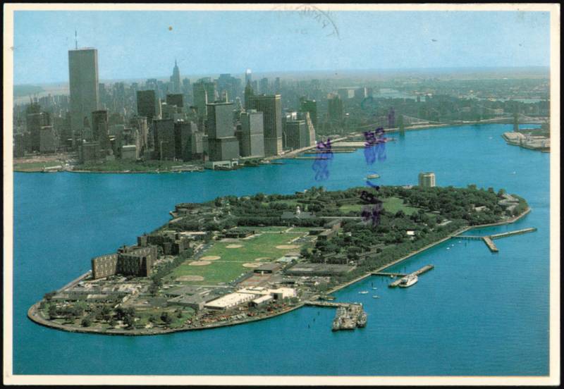 Governors Island Aerial View New York City