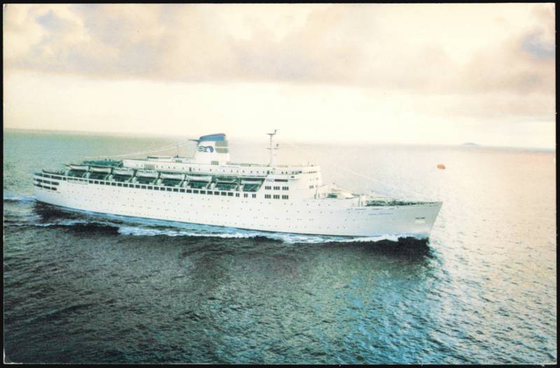 Princess Cruises Dawn Princess Luxury Cruise Ship at Sea