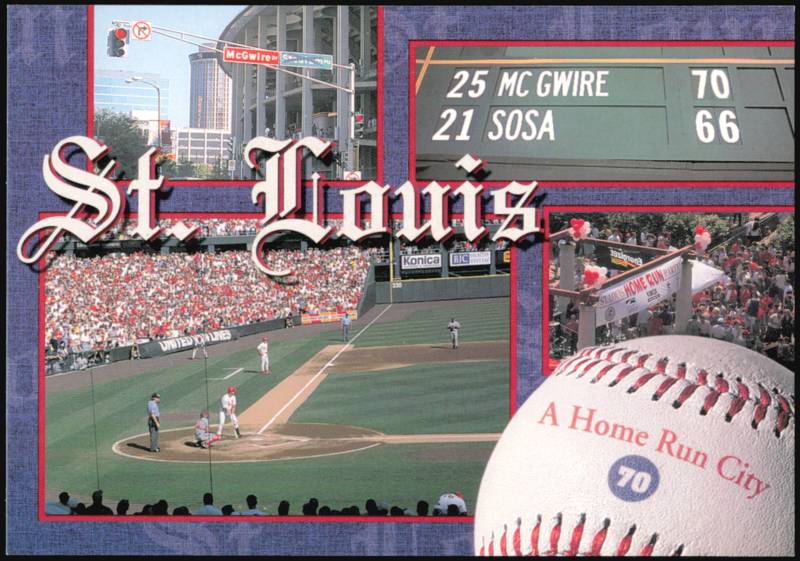 St. Louis Home Run City 1998 Mark McGwire Record Missouri