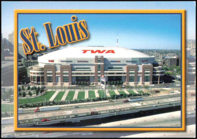 TWA Dome - Home of the St. Louis Rams Missouri Phil Valdez