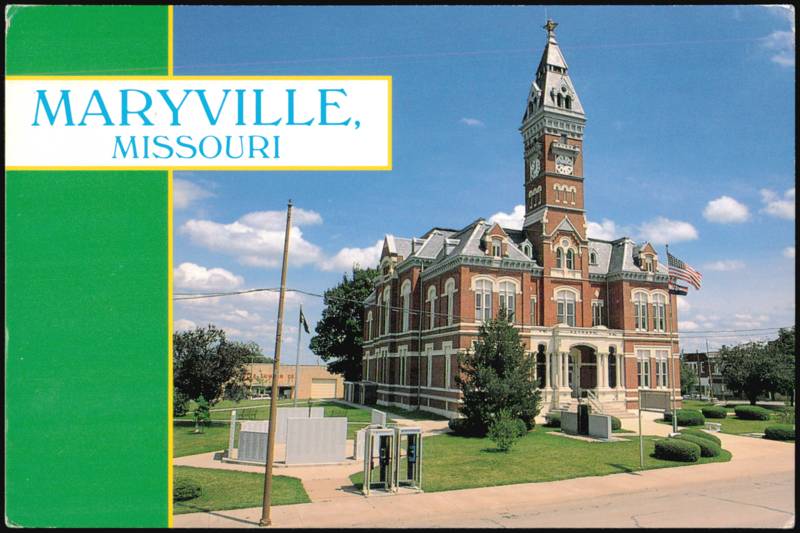 Nodaway County Courthouse Maryville Missouri John Penrod