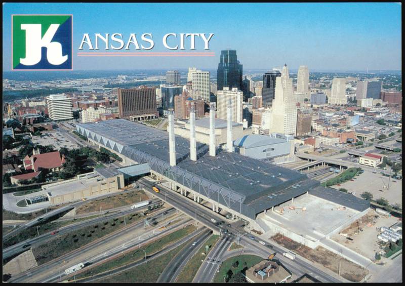 Bartle Hall Convention Center and Downtown Skyline Kansas City Missouri