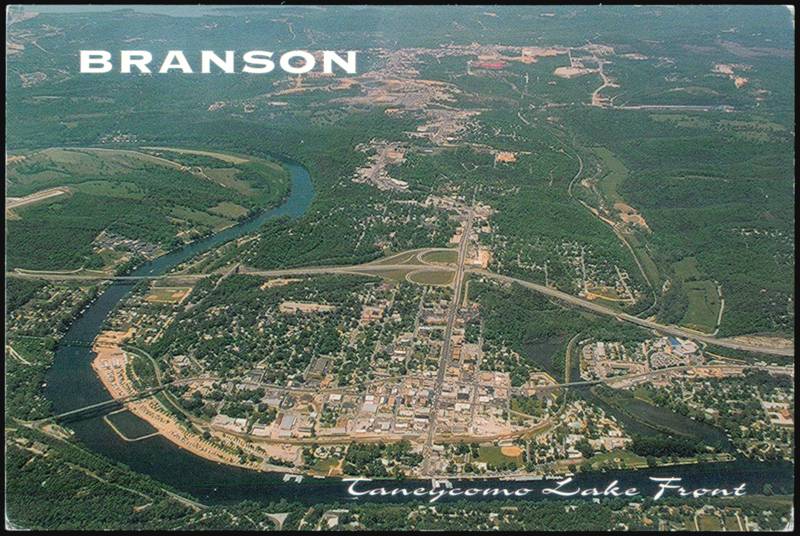 Taneycomo Lake Front Aerial View Branson Missouri Dan Samples