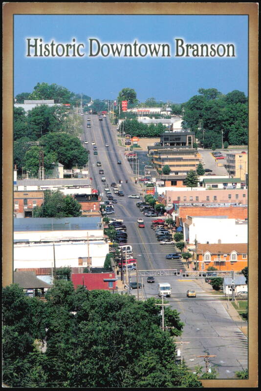 Historic Downtown Branson Street View Missouri