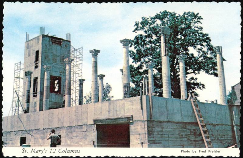 St. Mary's 12 Columns Reconstruction Westminster College Fulton Missouri