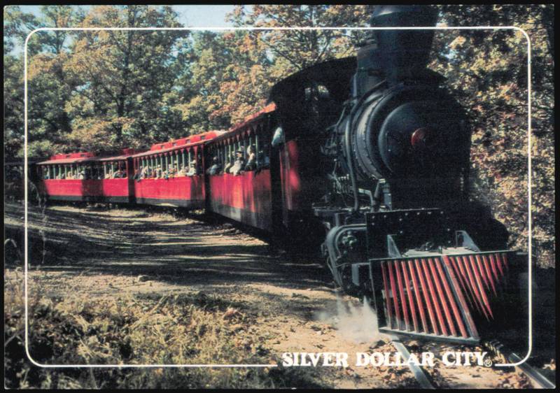 Silver Dollar City 1880's Steam Train Missouri Amusement Parks