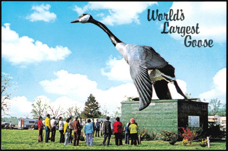 World's Largest Goose Statue Maxie Sumner Missouri