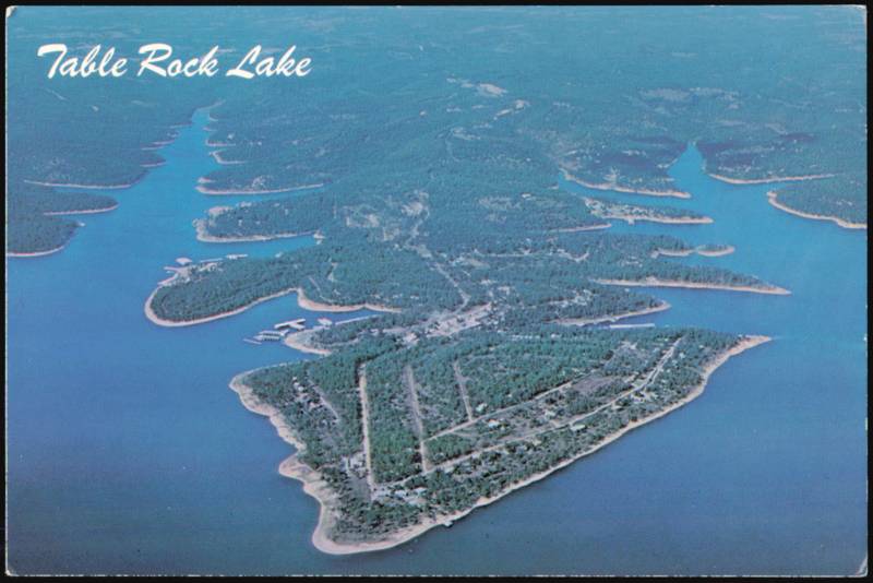 Table Rock Lake, Indian Point Aerial View Missouri