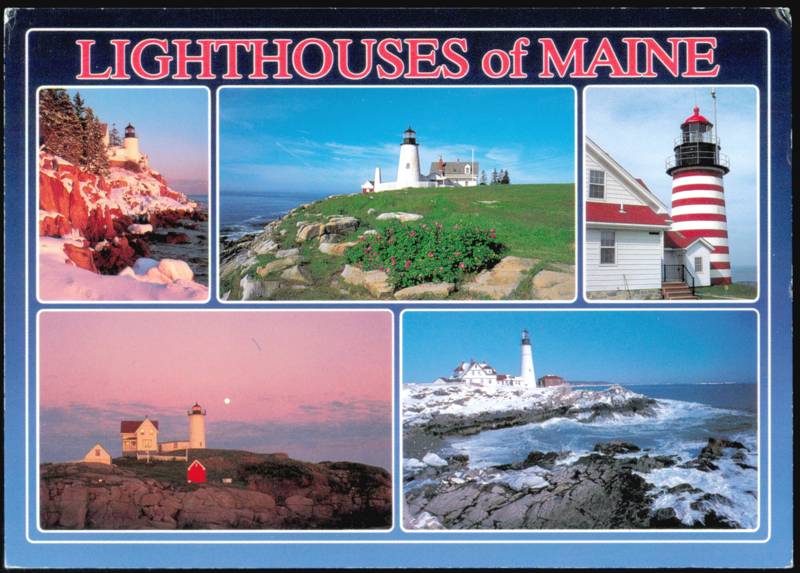 Lighthouses of Maine Multi-View Marjorie Monteleon