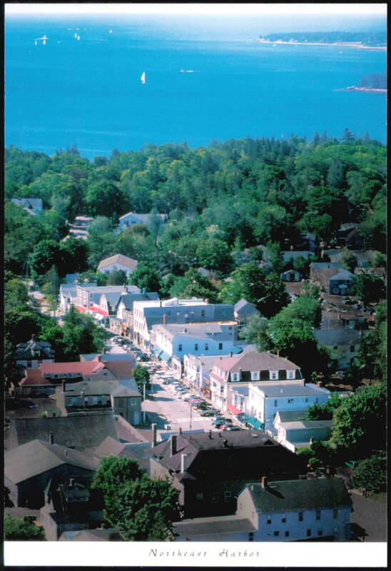 The Village of Northeast Harbor, On Mount Desert Island Maine