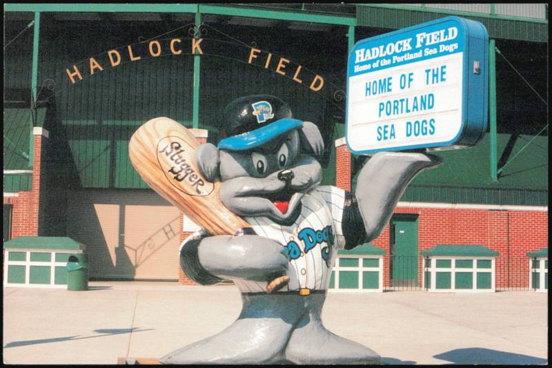 Hadlock Field Home of the Portland Sea Dogs Mascot Maine