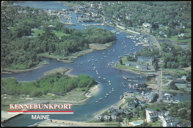 Aerial Panoramic View of Kennebunkport Maine Jim McElholm