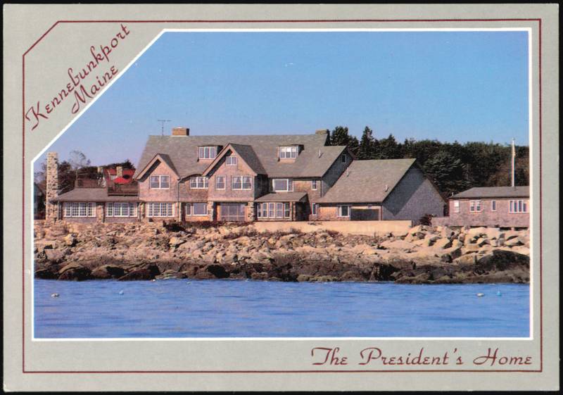 The President's Home - Summer Home of George Walker Bush Kennebunkport Maine