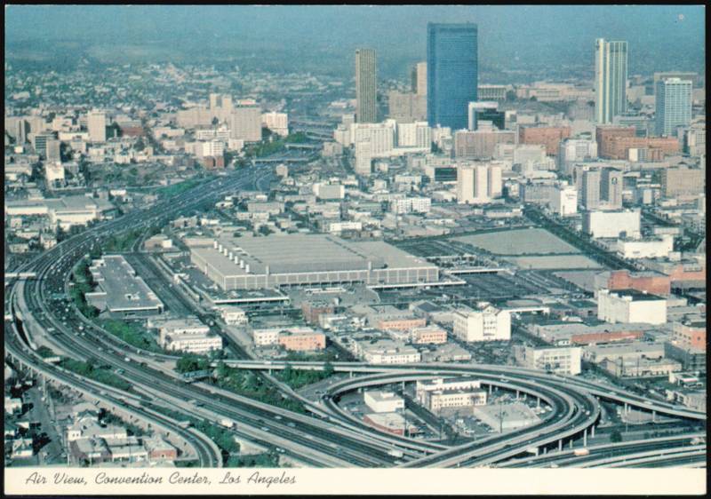 Air View Convention Center Los Angeles California