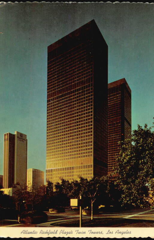 Atlantic Richfield Plaza's Twin Towers Los Angeles California