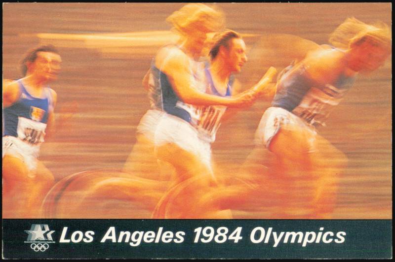Los Angeles 1984 Olympics Track and Field Jerry Cooke