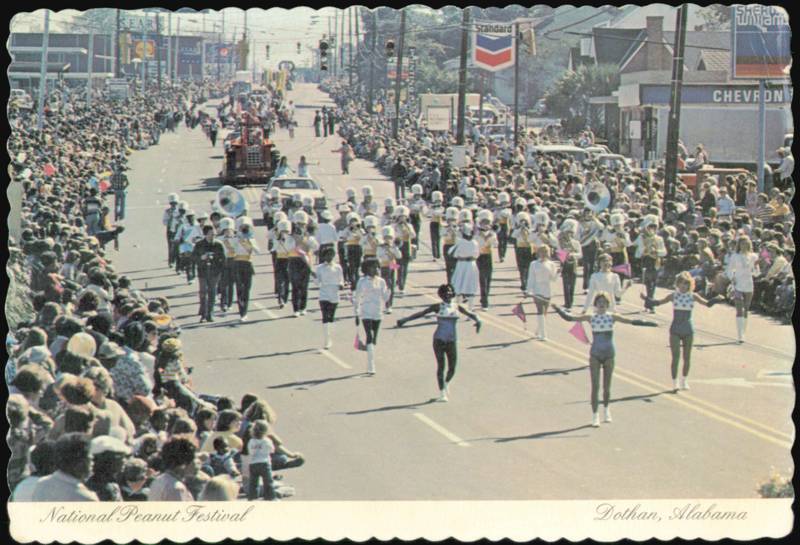 National Peanut Festival Parade Marching Band and Floats Dothan Alabama