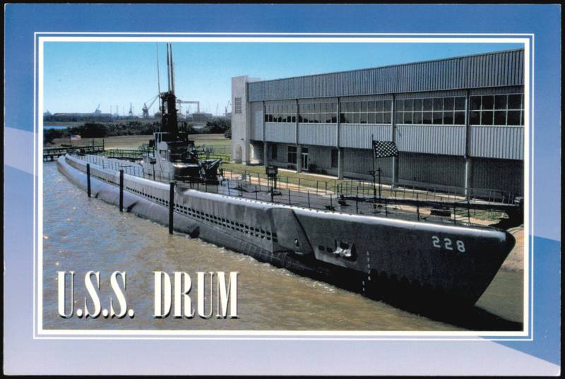 U.S.S. Drum (SS-228) Submarine Mobile Alabama Ships