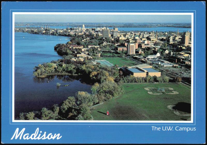 Madison Wisconsin The U.V. Campus Lake Mendota Shoreline