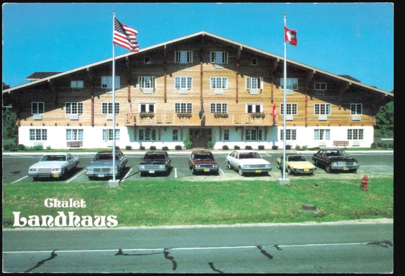 Chalet Landhaus Motel, Highway 69, New Glarus, Wisconsin