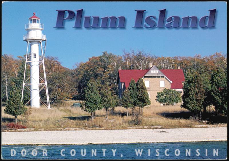 Plum Island Rear Range Light, Door County Wisconsin