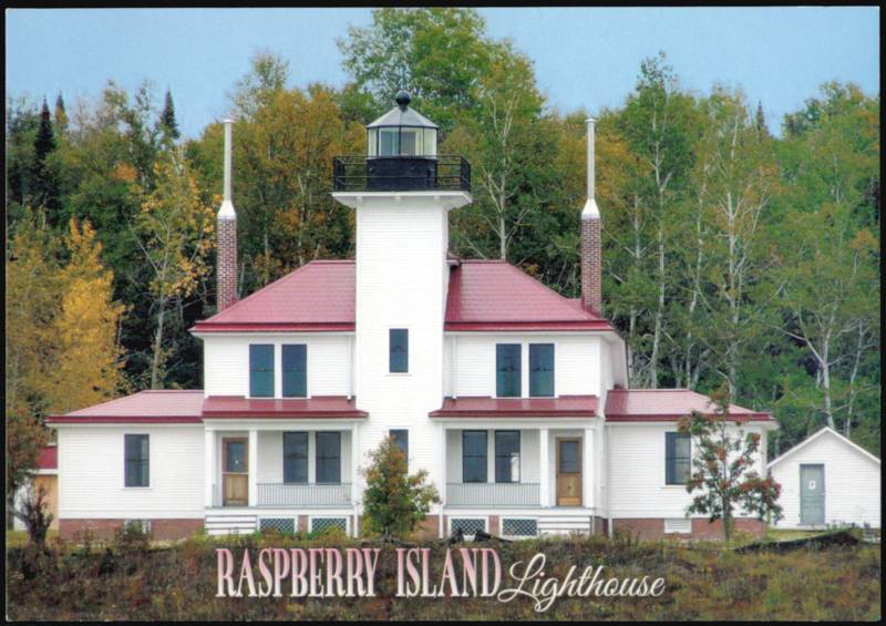 Raspberry Island Lighthouse Apostle Islands Bayfield Wisconsin