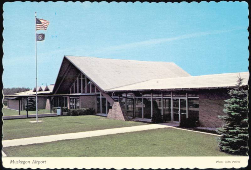 Muskegon Airport Terminal Building Michigan John Penrod
